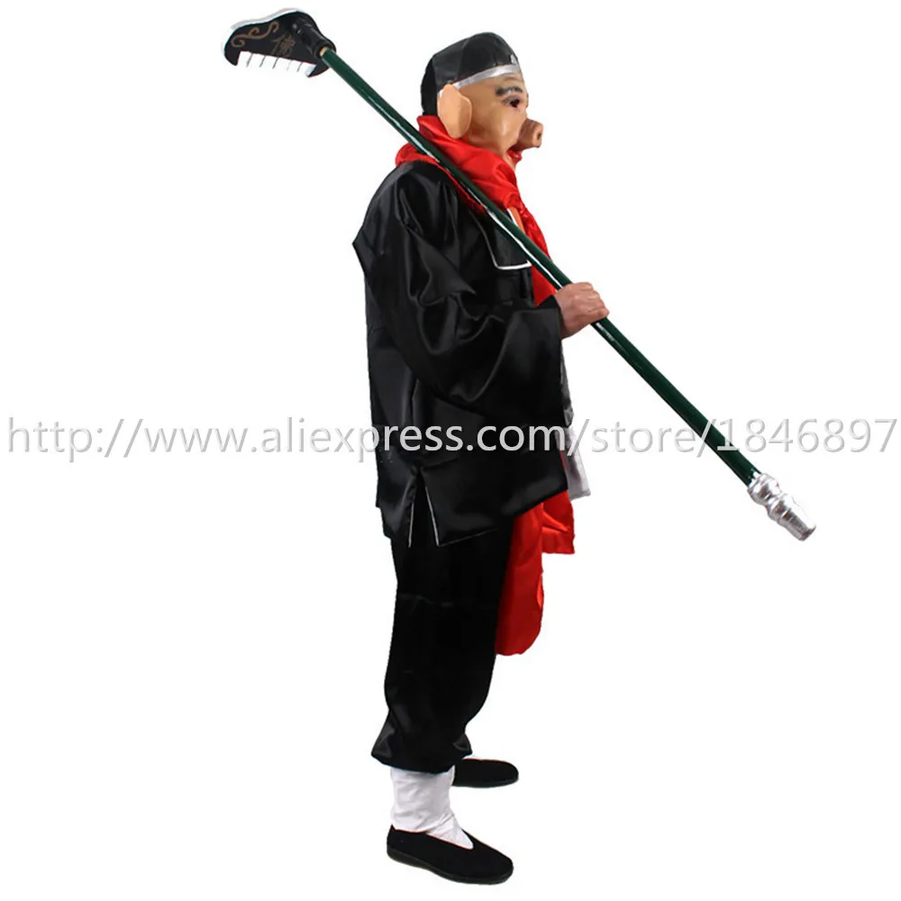 Китайские костюмы сценических персонажей древней классической истории "Путешествие на Запад": костюм китайского персонажа Чжу Бажи.