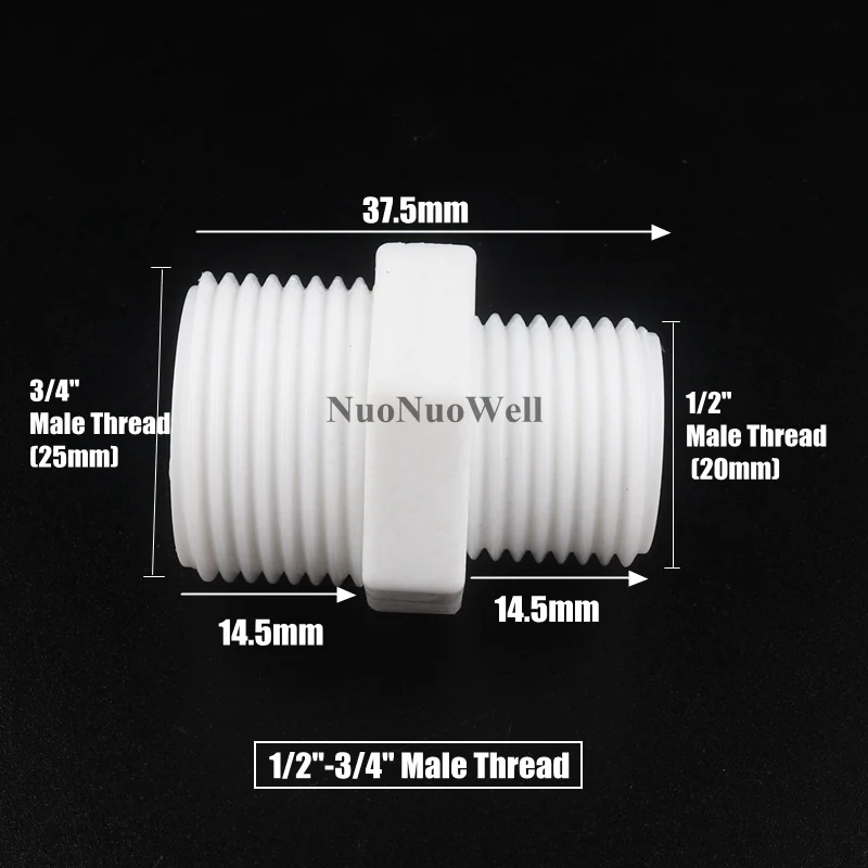 1I2-3I4 Inch Male 5pcs/lot 1/2" 3/4" 1" Male/Female Thread Reducer Joint Bushing Joint Garden Irrigation Fittings Water Pipe Connector Repair Tool - Цвет: 1I2-3I4 Inch Male