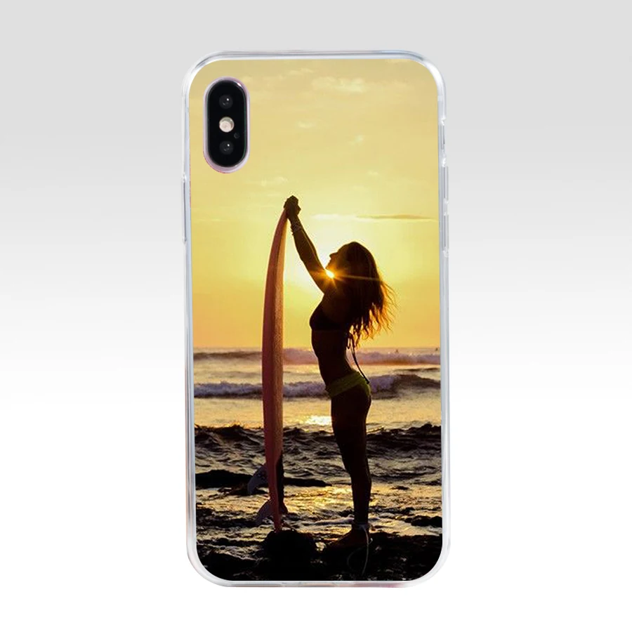 65AQ Sport Surf Vague Sea Soft Silicone Tpu Cover phone Case for iphone 5 5s se X XR XS Max case | Мобильные телефоны и