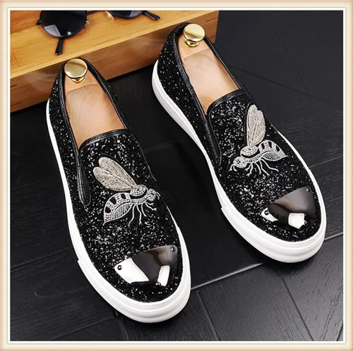 D Новое поступление; мокасины; homme; обувь без шнуровки; chaussure homme Cuir; модная Роскошная обувь; 3#15/15f50 - Цвет: D