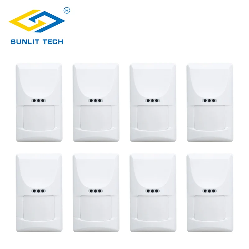 8pcs 1/2/4/5/8/10 шт. проводной для детей до 20 кг по самой низкой цене, анти-иммунитет PIR Сенсор инфракрасный детектор движения для умного дома охранной сигнализации Системы - Цвет: 8pcs