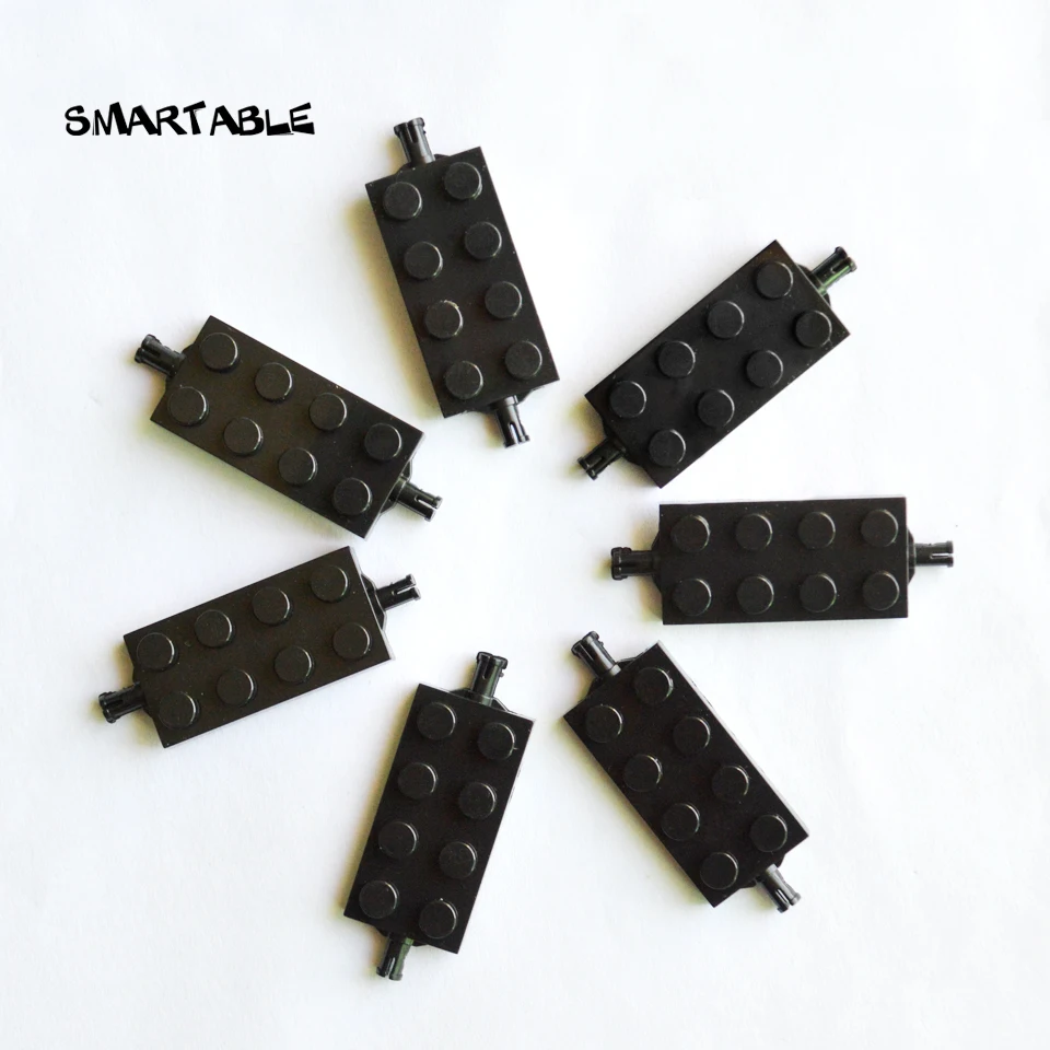Специальный конструктор Smartable Plate 2x4 с держателем колеса детали MOC игрушка сделай