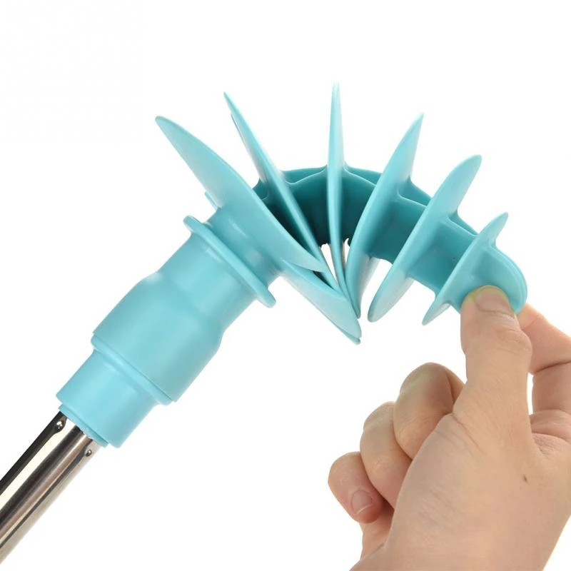 M.J.D. Hot Selling 1PC Toilet Brush Plunger Bathroom Blockage Unblocker Flexible Head Clog Remover Dredge Tool WC Borstel | Обустройство