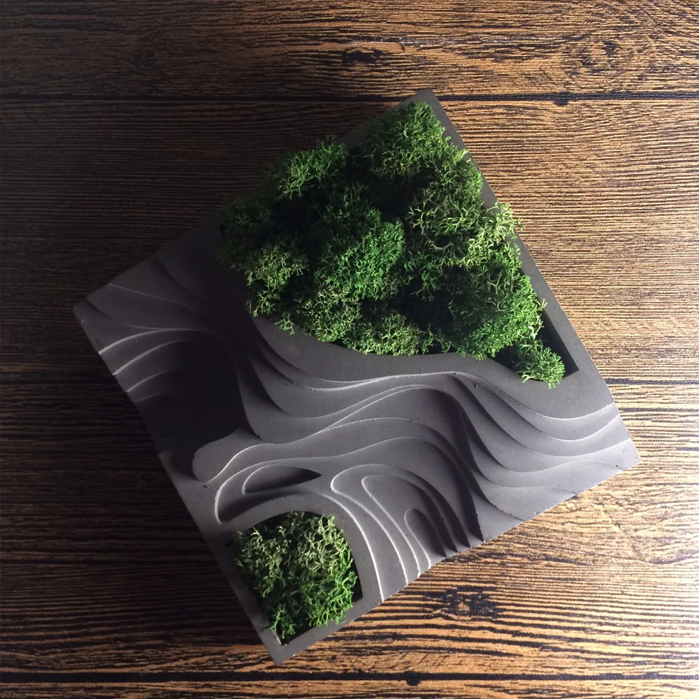 Силиконовая форма для цемента пресс пола террас бетон Мути мяса цветы домашнего