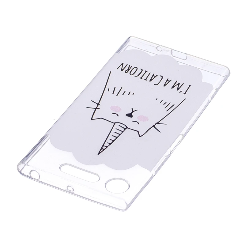 TPU Soft Case For Sony Xperia XZ1 Compact 4.6&quot Ultra-Thin Silicone Cover Soni Experia Coque Capinha |