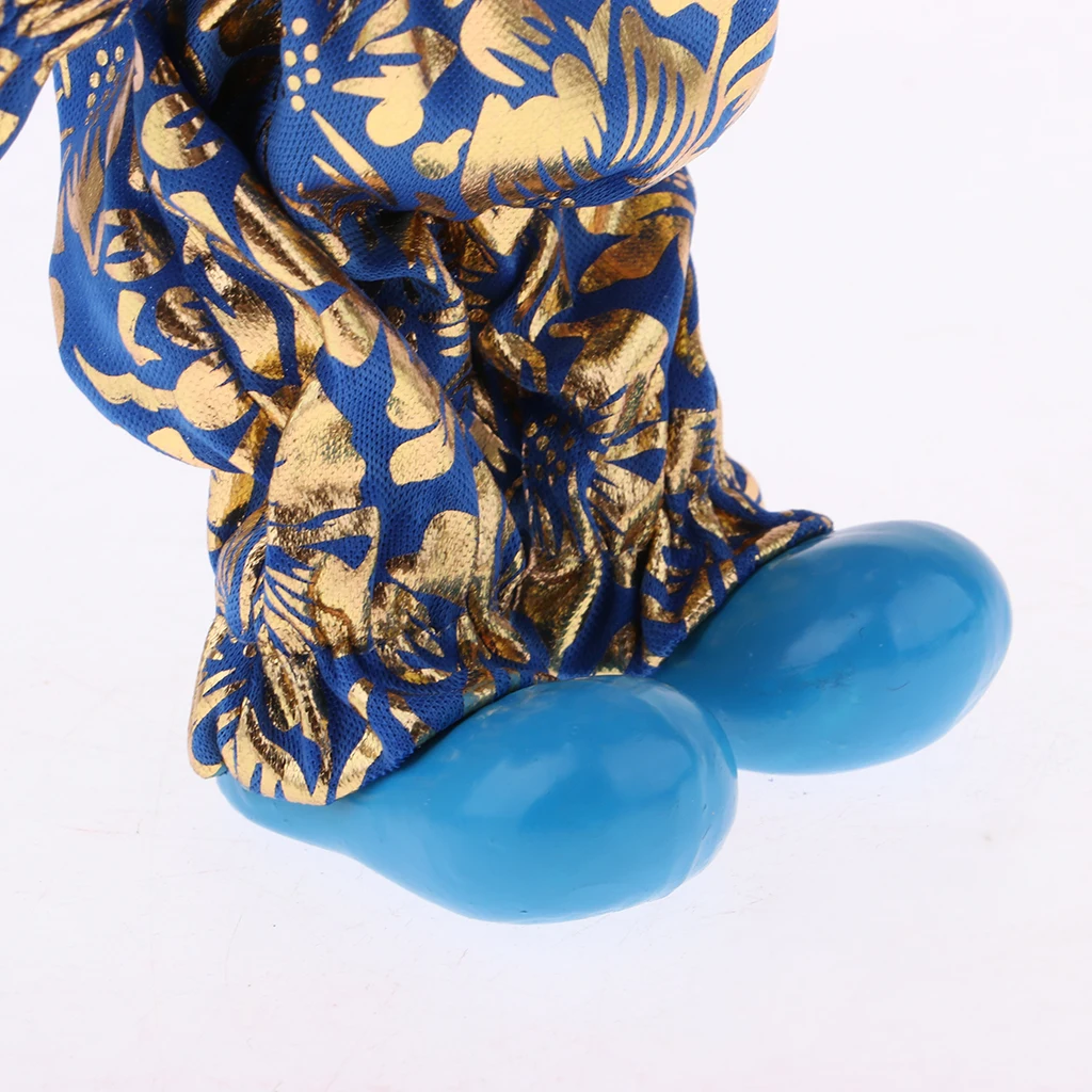 Фарфоровая подвесная ножная кукла клоун Harlequin поделки и мини из викторианского