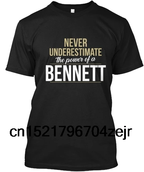 Men T shirt Bennett Never Underestimate A Tagless Tee fortnite funny t-shirt novelty tshirt women | Мужская одежда