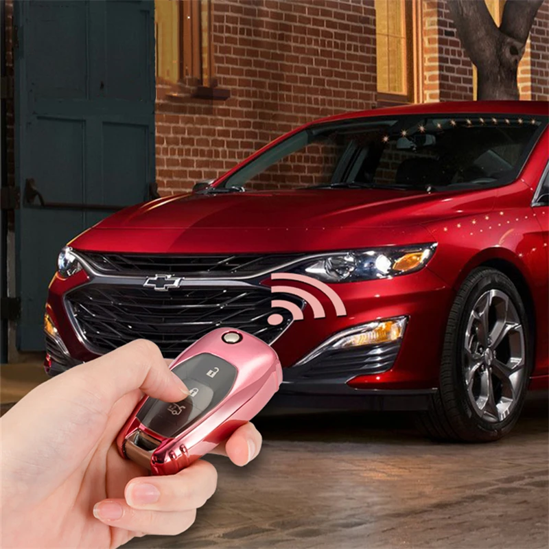 ТПУ Мягкий силикагелевый Автомобильный ключ полный Чехол для Chevrolet Cruze spark sonic camaro Volt Bolt Trax круиз Малибу AutoKey Shell