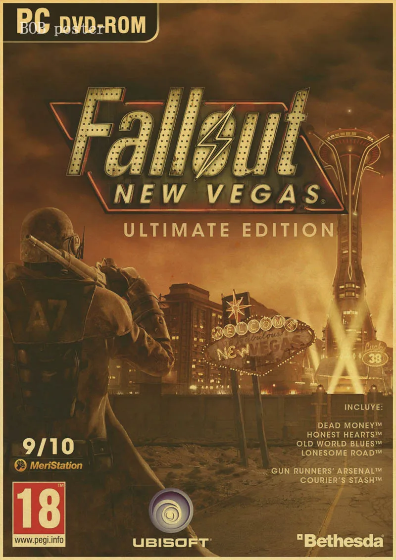 Винтажные плакаты рок Fallout игры аниме Настенные Украшения Дома Ретро плакат Декор для стен в винтажном стиле принты