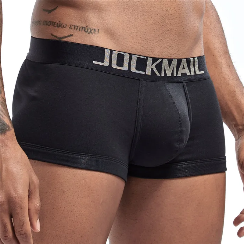 Трусы боксеры JOCKMAIL мужские с заниженной талией Брендовое пикантное нижнее белье