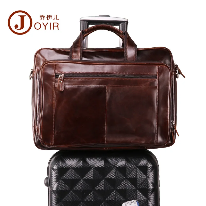 Joyir 2018 новый модный мужской коммерческий портфель из воловьей кожи винтажная