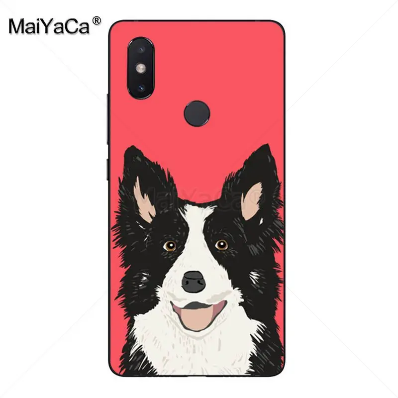 MaiYaCa милый чехол для телефона с изображением колли собаки новинка xiaomi mi 8se 6 note3 redmi