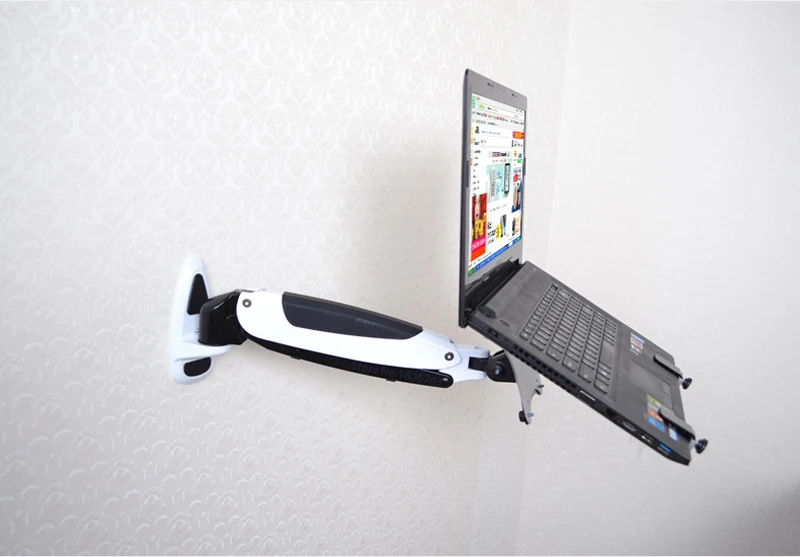Настенный держатель для ноутбука кронштейн из алюминиевого сплава с газовой