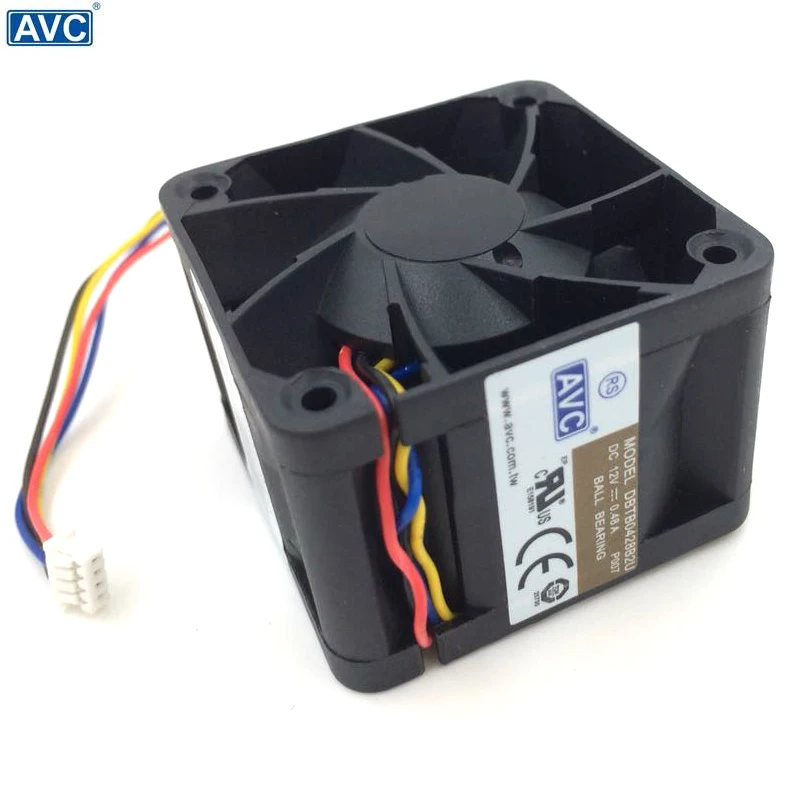 Новый оригинальный вентилятор для AVC DBTB0428B2U 12V 0.48A 4 см 4028 линии контроля