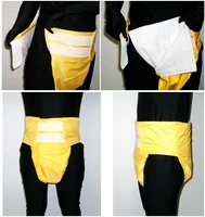 free shipping fuubuu2050 yellow japan adult diaperswaterproof shortsincontinencewaterproof and breathable
