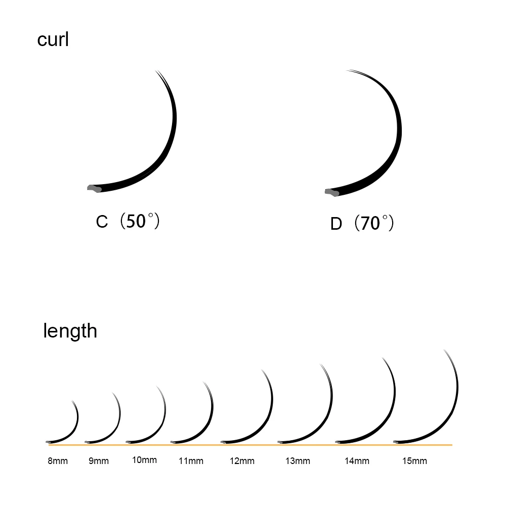 LAGEE Flat Ellipse Eyelash Extensions Split Tips Shape Natural Light False Eyelashes Dark Black Matte Hair | Красота и здоровье