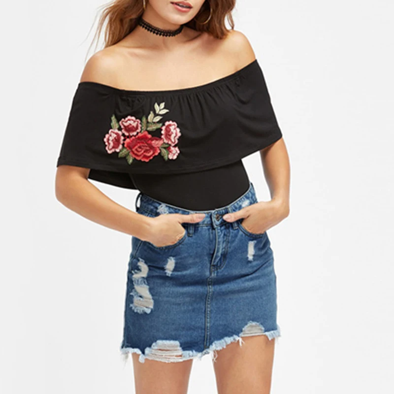 Летняя джинсовая юбка Timechee Для женщин Повседневное модные рваные лоскутное