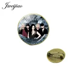 Классические броши JWEIJIAO с логотипом музыкальной группы Nightwish, значок для женщин, мужчин, одежды, шляпы, хиджаба, Металлические Булавки, аксессуары, ювелирные изделия NW575