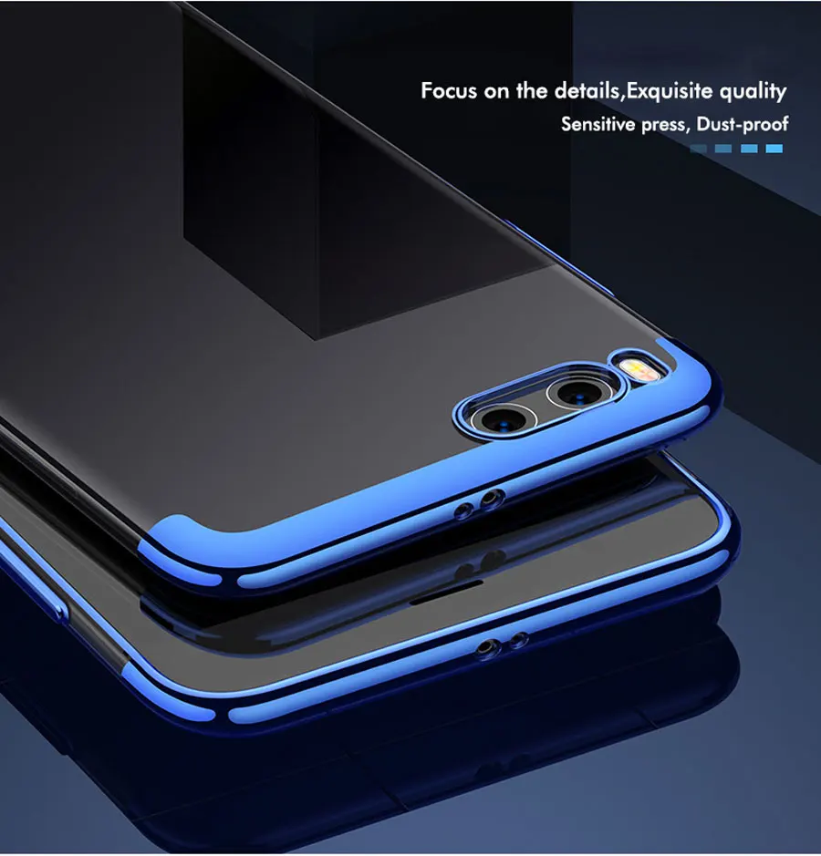 Роскошный мягкий ТПУ чехол для Xiaomi Redmi Note 4X 5 5A Pro прозрачный силиконовый Max3 Mix2s 8 SE |