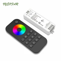 new led rgb strip controller rf wireless remote with 2 4ghz 12v 24v v3 receiver4a 3 channel output dimming rgb string ribbon