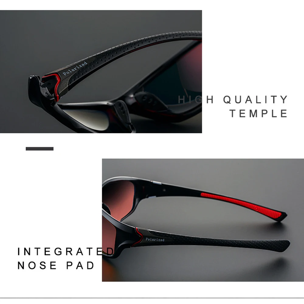 European American Sports Rid-ing Short Sight Sun Glasses Polarized Sunglasses Custom Made Myopia Minus Prescription Lens -1 To-6