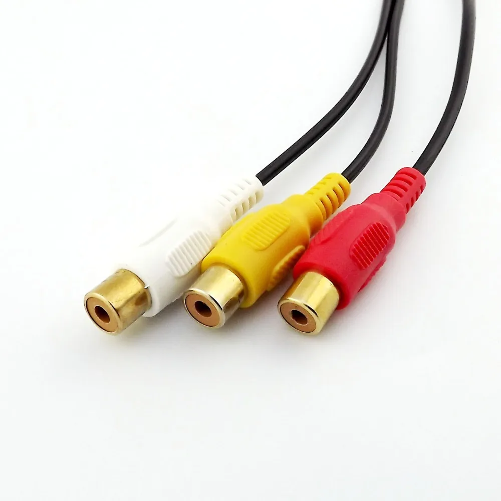 1 шт. адаптер для аудио и видео 3 5 мм 25 см|mini audio cable|video av cablerca to 3.5mm |