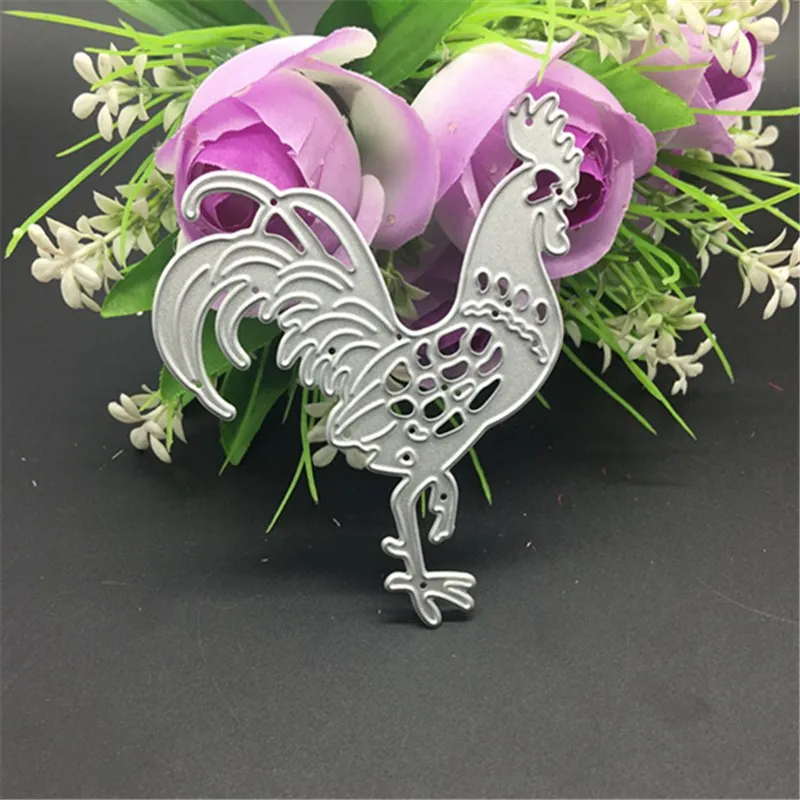 Сделай Сам металлические высекальные штампы в виде петуха для скрапбукинга