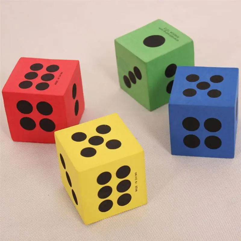 12 шт. поролоновые игральные кости для детей играющих или обучающих мероприятий