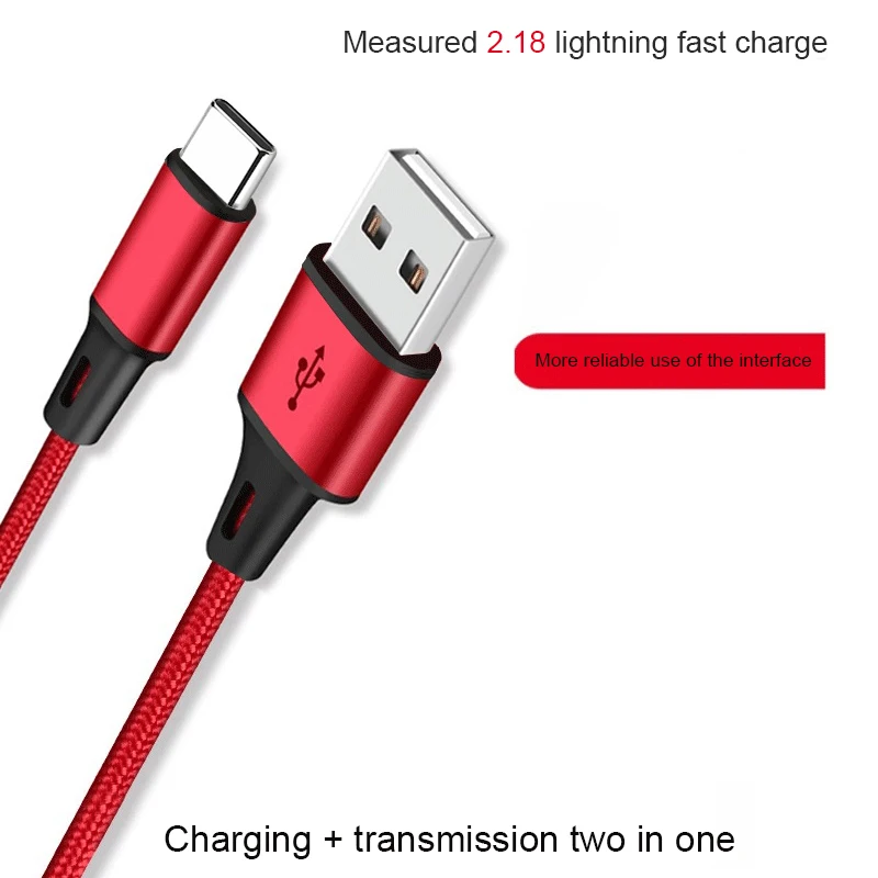 Usb type-C зарядный кабель для samsung galaxy S9 S8 plus Note 9 Xiaomi Mi 8 huawei P20 короткий длинный провод зарядного устройства 1 2 м 3 м