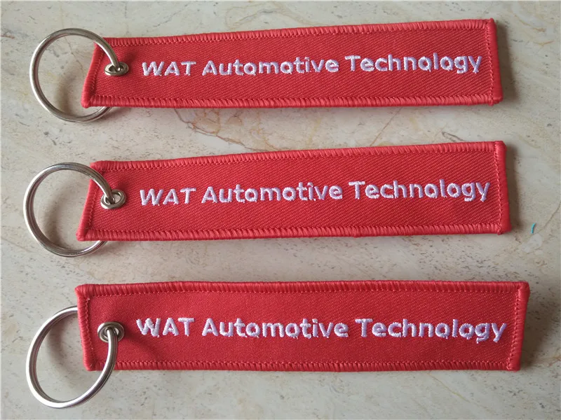 Wat Automotive Technology Fabric Embroidery Keychain Key Ring | Автомобили и мотоциклы