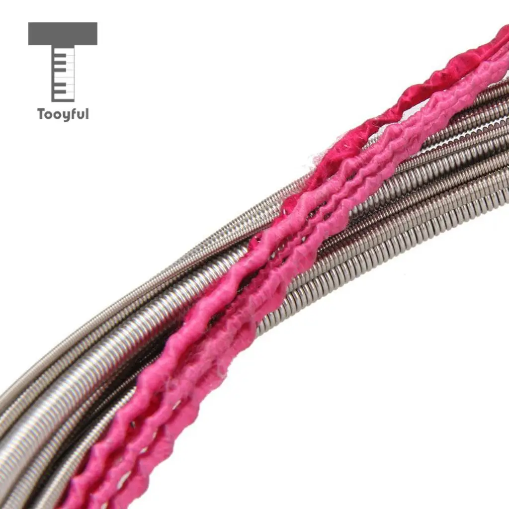 Set of 5 Steel Strings for String Bass Guitar Great Replacement Durable | Спорт и развлечения
