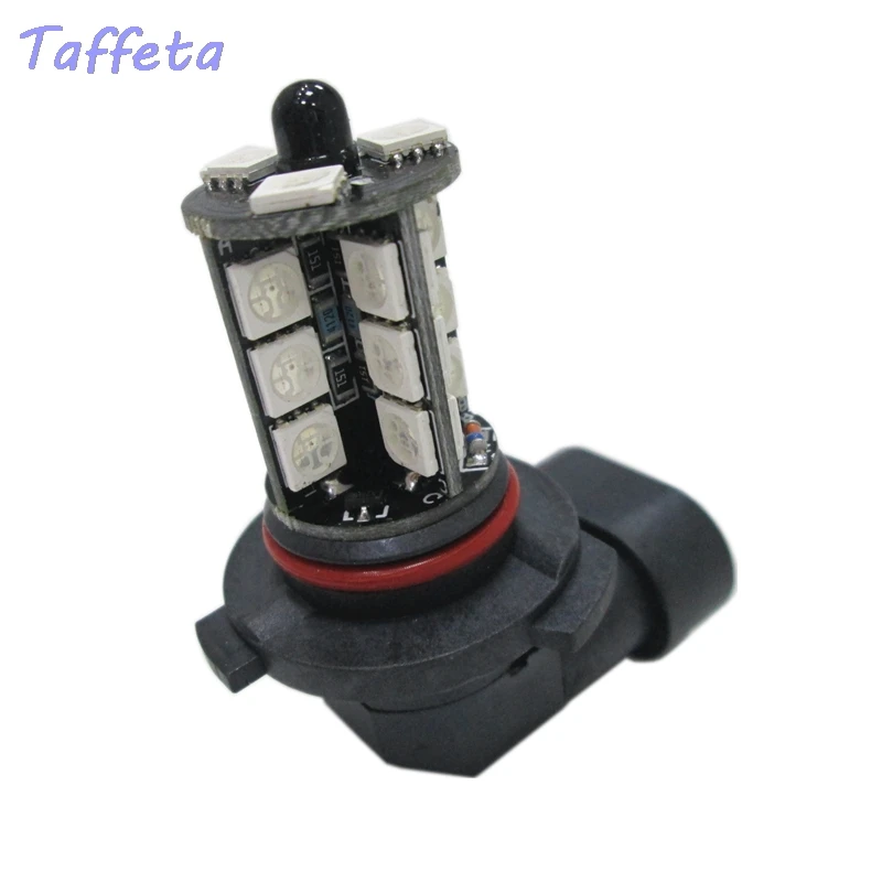 2 шт 12V HB3 9005 HB4 9006 светодиодный с несколькими цветами RGB Цвет 5050 27SMD автомобиля