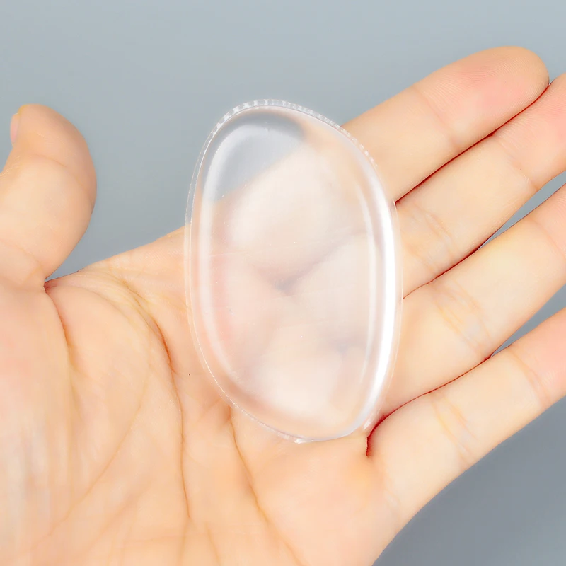 

Newest Silicone Gel Cosmetic Puff Transparent Silica Powder Puff Sponge Face Blending Make Up Puff Accessories 3 Colors