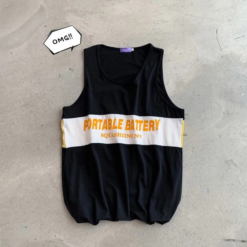 Жилет женский хлопковый с буквенным принтом повседневный Свободный жилет в