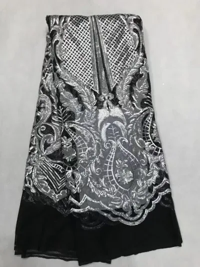 Silver Black Modabelle женское вечернее платье с длинным рукавом с пайетками Черное золото арабский Abend Kleider Lange торжественное платье вечерние платье - Цвет: Silver Black