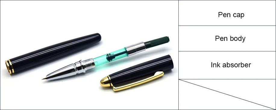 CCCAGYA D016 0,38 nib дополнительная тонкая чернильная ручка для обучения офис школьный канцелярский подарок ручка и отель бизнес письма принадлежности авторучка
