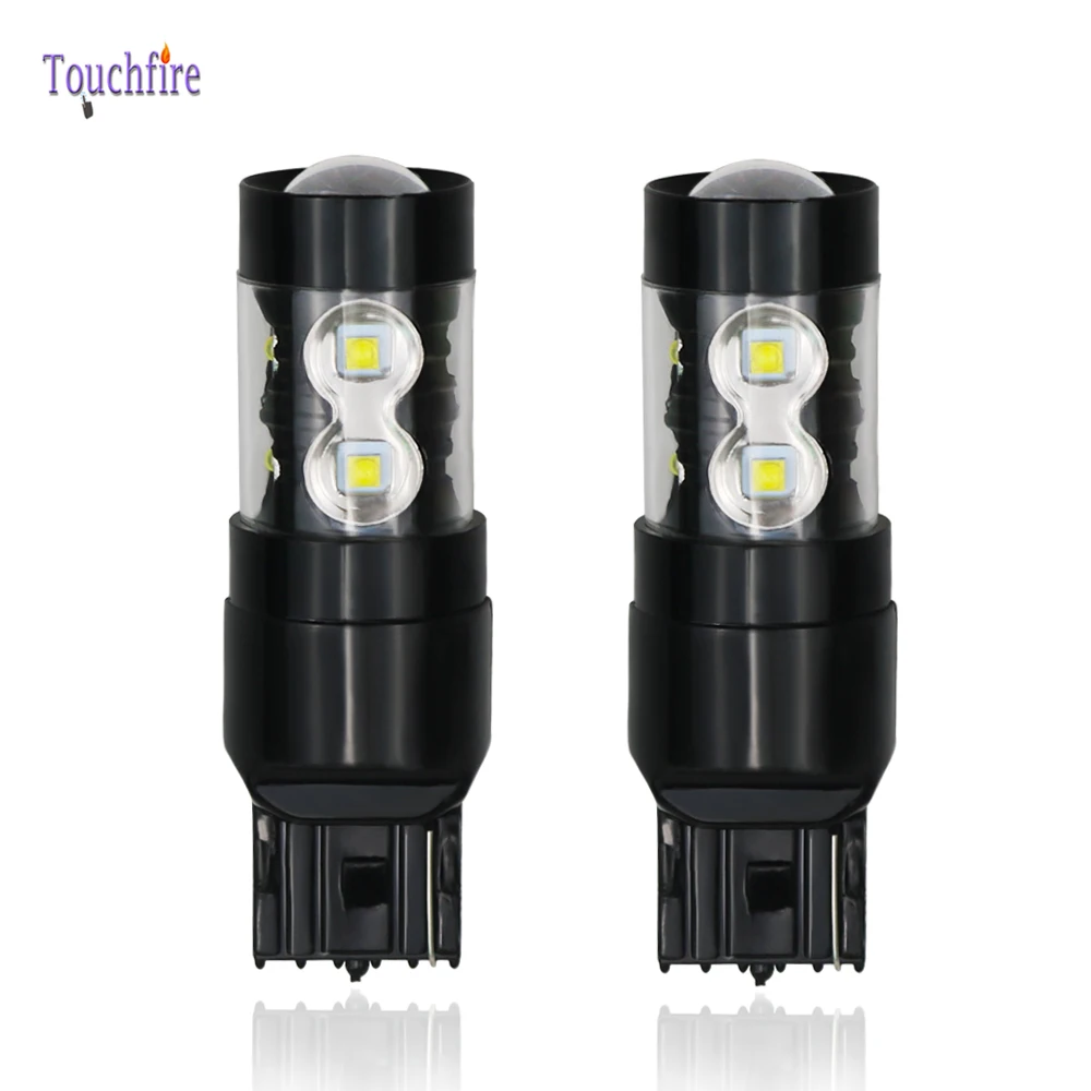 4 шт. 1800Lm 1156 P21W T20 7440 W21W WY21W 7443 1157 BAY15D светодиодный Canbus автомобильная лампа заднего