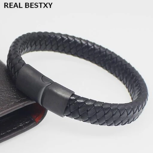 Реальные мужские плетеные браслеты BESTXY с индивидуальным логотипом оплеткой