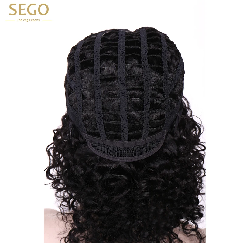 SEGO волна человеческих волос парики бразильские волосы длинные Remy Парики для