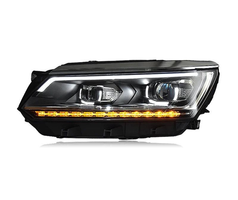 Передняя фара фары для Volkswagen Passat- светодиодный фонарь DRL 2011 - Цвет: 16-17
