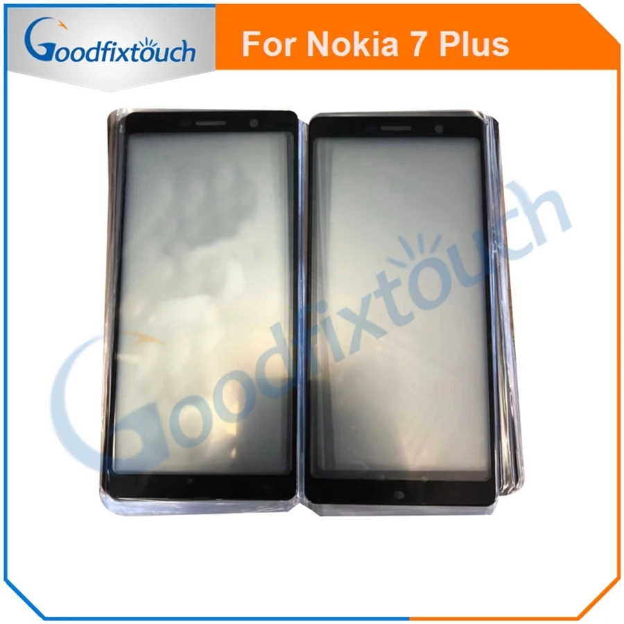 Для Nokia 7 Plus Переднее стекло объектив сенсорный экран ЖК внешняя панель для E7 TA | Экраны для мобильных телефонов -32913027394