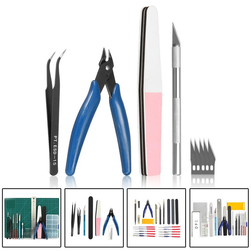 Полировальные стержни Модель Строительный комплект Щипцы Пинцет маркер ручка