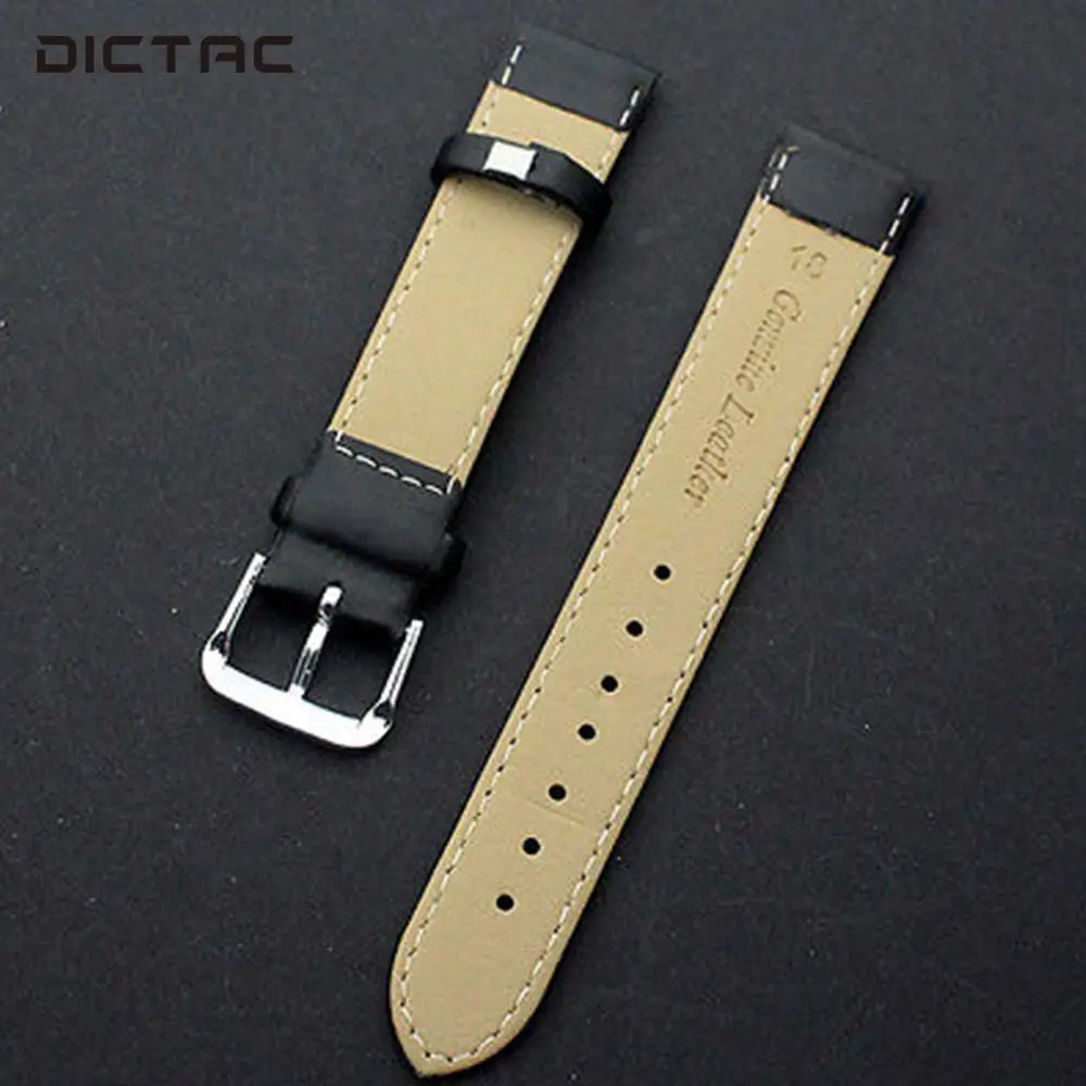16/18/20/22 MM Watch Band Unisex Replacement Wrist Straps Genuine Leather Bands Sport Business For Apple Series | Наручные часы