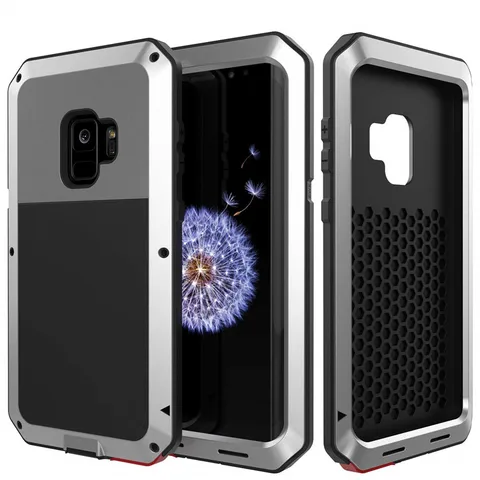 Heavy Duty Защита Doom Броня металлический Алюминий чехол для телефона для samsung Galaxy S4 S5 S6 S7 примечание 9 8 5 4 3 S8 S9 плюс Чехол