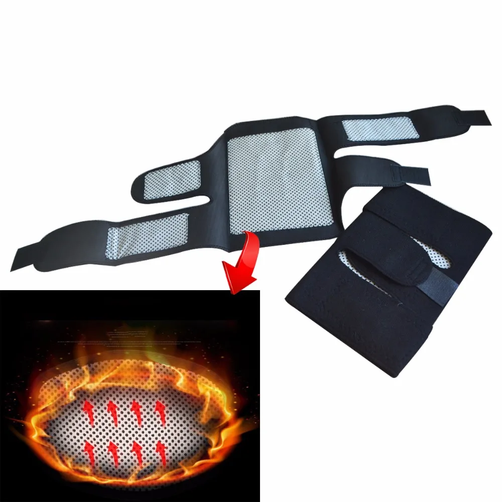 Beli 20 Pcs Adjustable Turmalin Diri Penghangat Ruangan Pengunjung Berkualitas Tinggi Kain Terapi Magnet Dukungan Lutut Turmalin