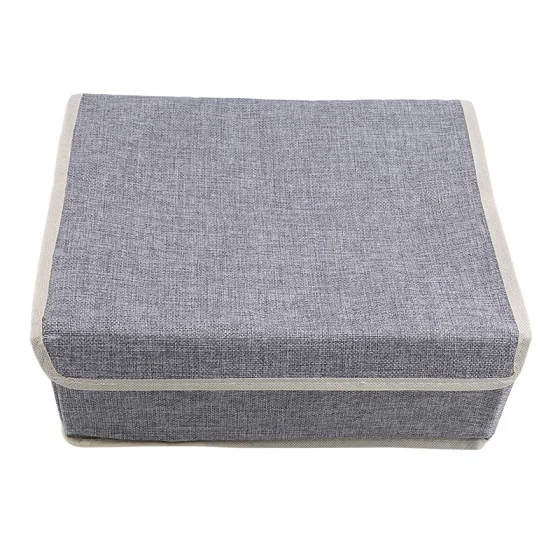 gray Моющийся бюстгальтер многофункциональный ящик для хранения нижнего белья с крышкой для белья складной чехол для галстука носки Нижнее белье Одежда Органайзер контейнер - Цвет: gray