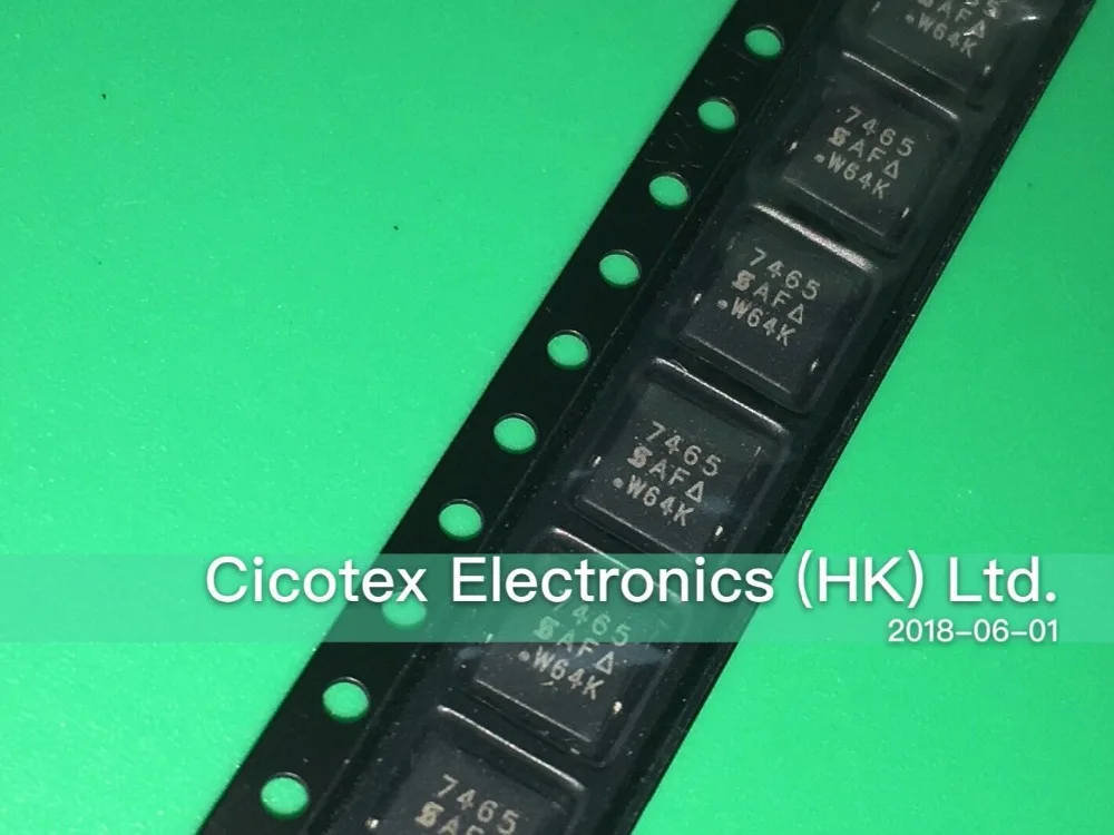

10pcs/lot SI7465DP-T1-E3 QFN8 7465 MOSFET P-CH 60V 3.2A PPAK SO-8