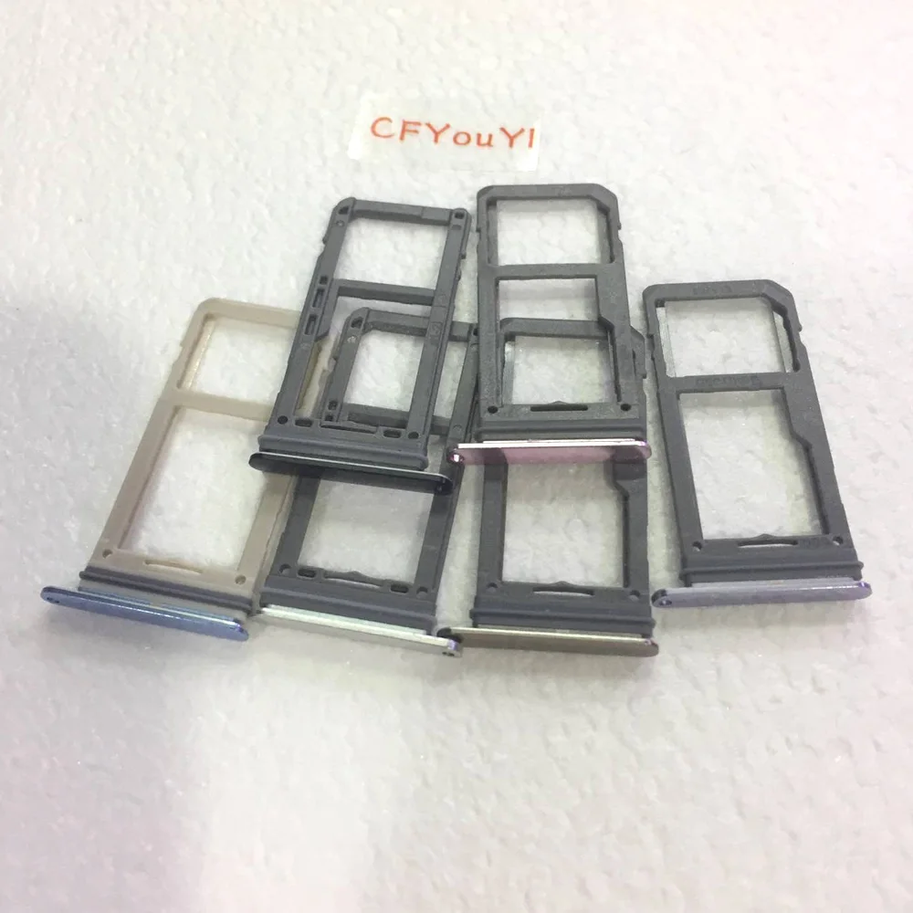 

50pcs/lot Single SIM Micro SD Card Tray Slot Holder Part For Samsung Galaxy S8 G950 / S8 Plus G955