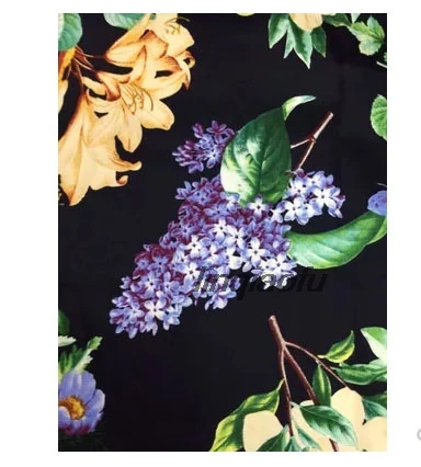 Ручная работа diy тканевая ткань Wisteria цветок синий пион хлопковая сатиновая с
