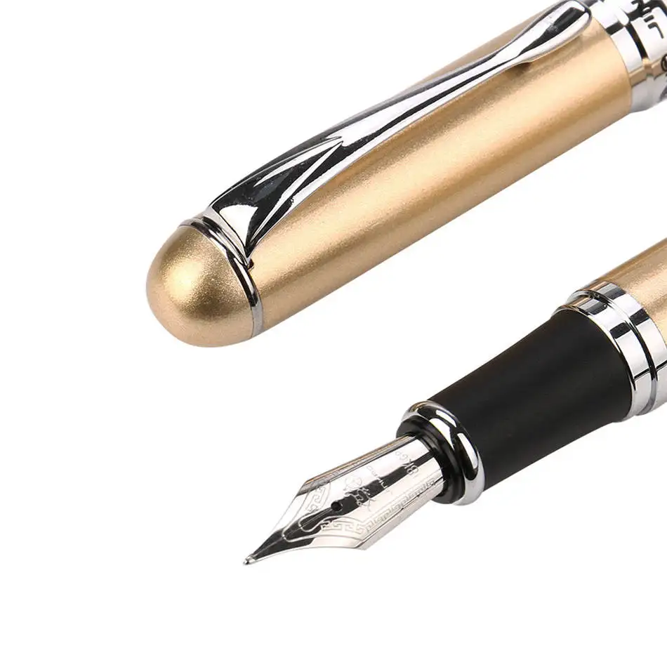 2018 матовый черный JinHao X750 перьевая ручка 0 5 мм дополнительный тонкий наконечник